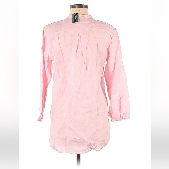 L.L. Bean 100% linen top - Picture 2 of 3